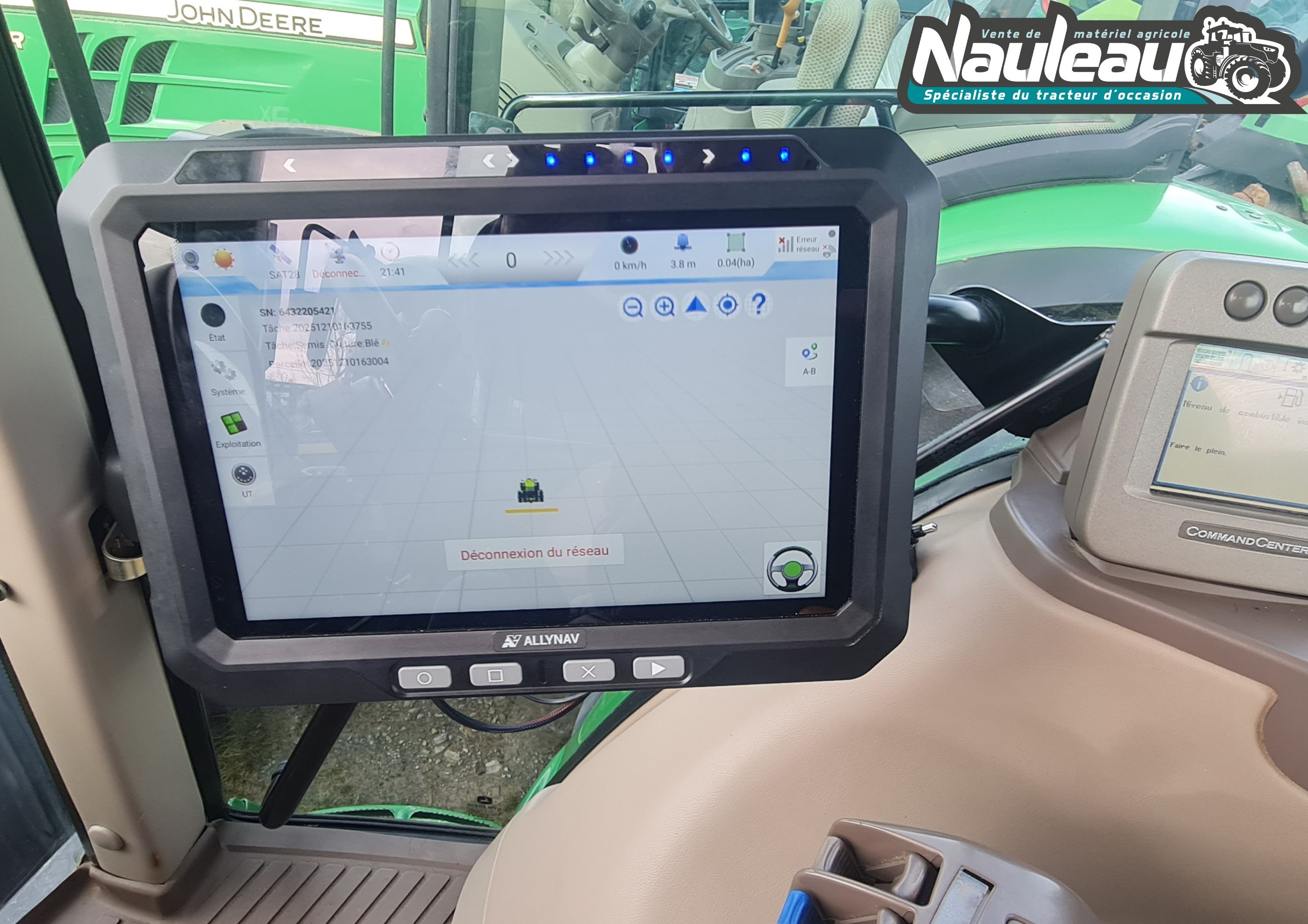 Pack Autoguidage GPS RTK ALLYNAV AF305  Précision 2,5cm  SANS ABONNEMENT