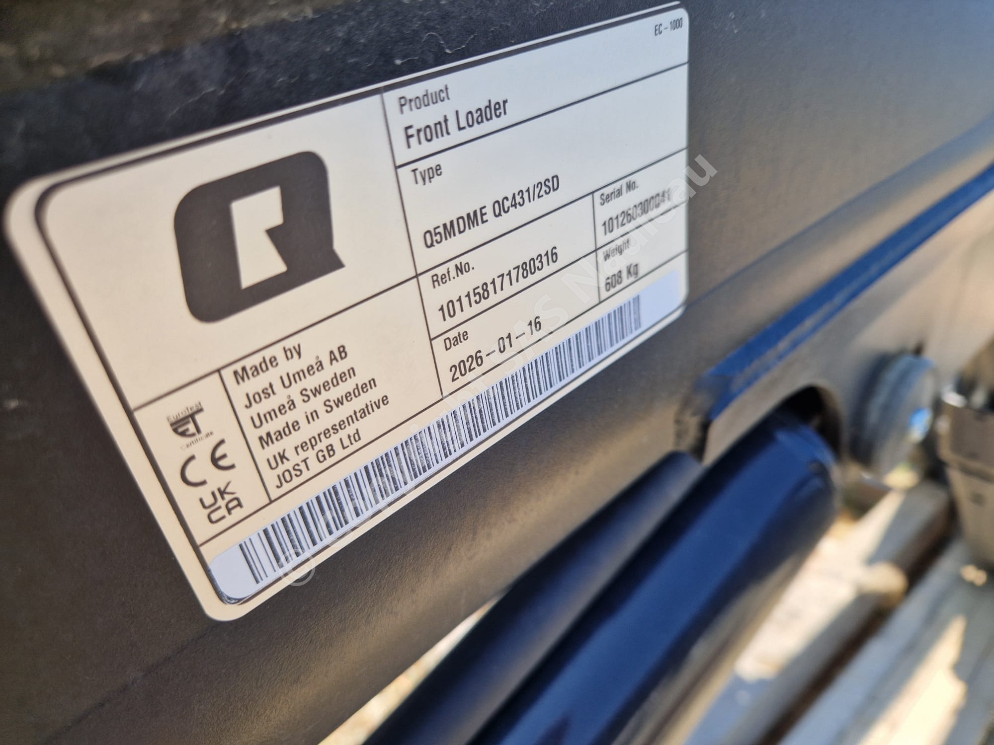 CHARGEUR QUICKE Q5M OU Q6M