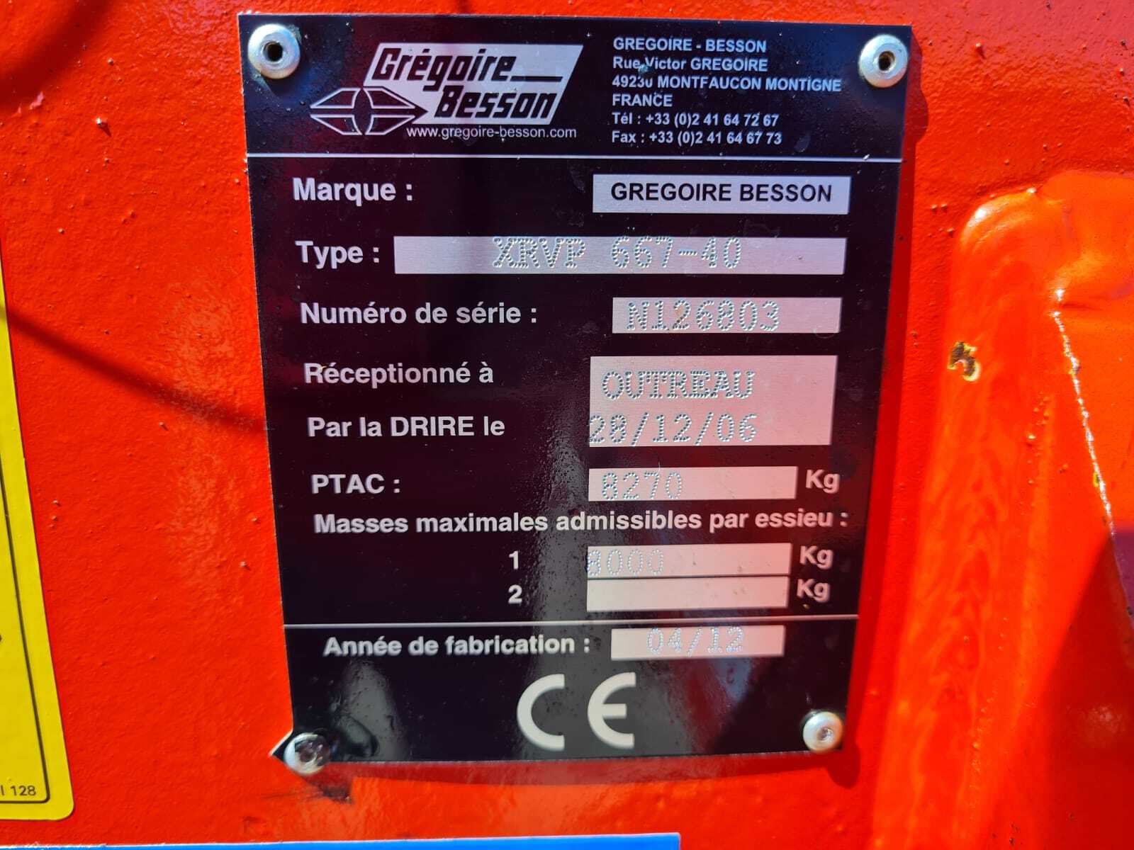 GREGOIRE BESSON XRVP BIG PRO