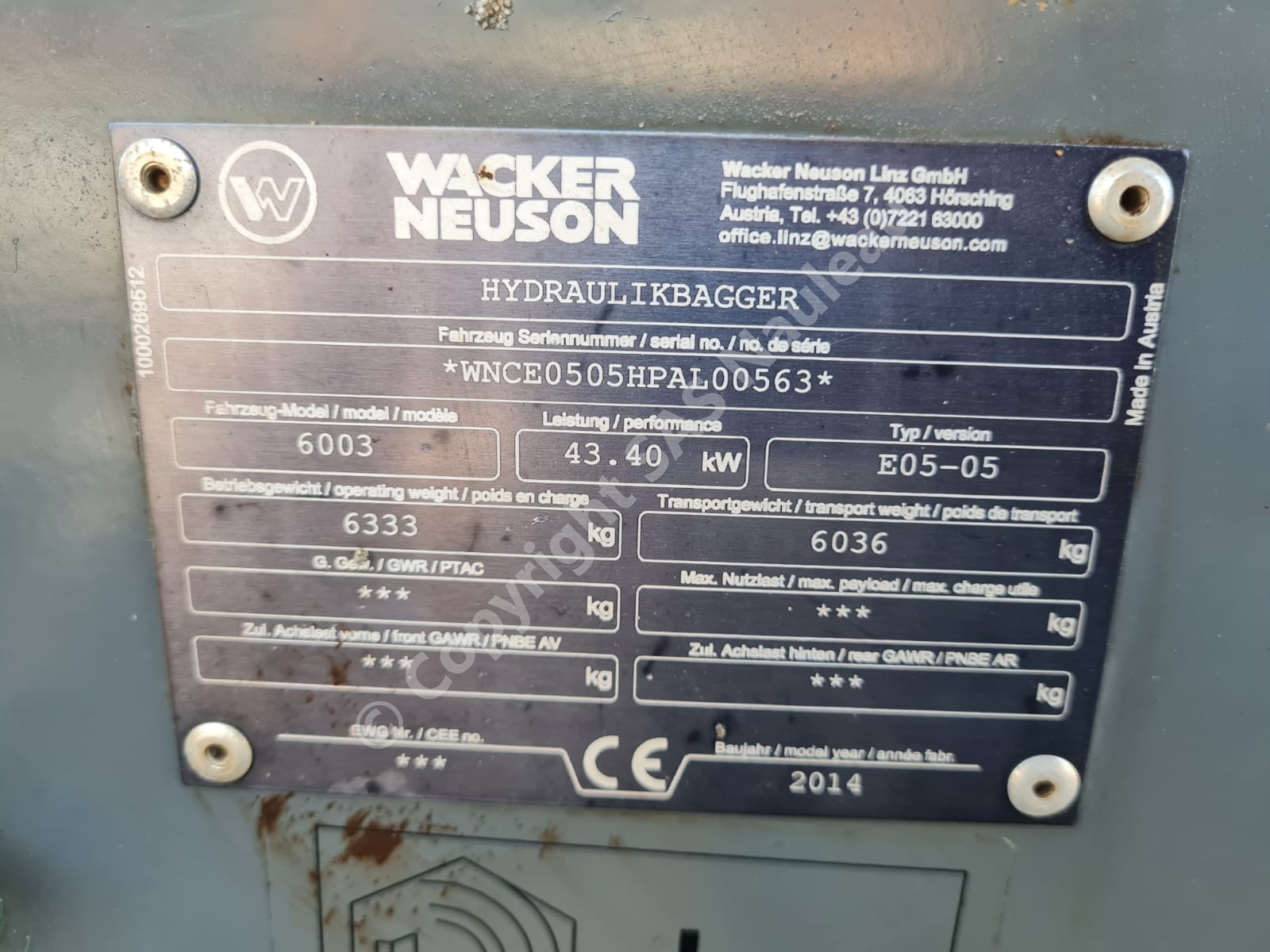 WACKER NEUSON 6003