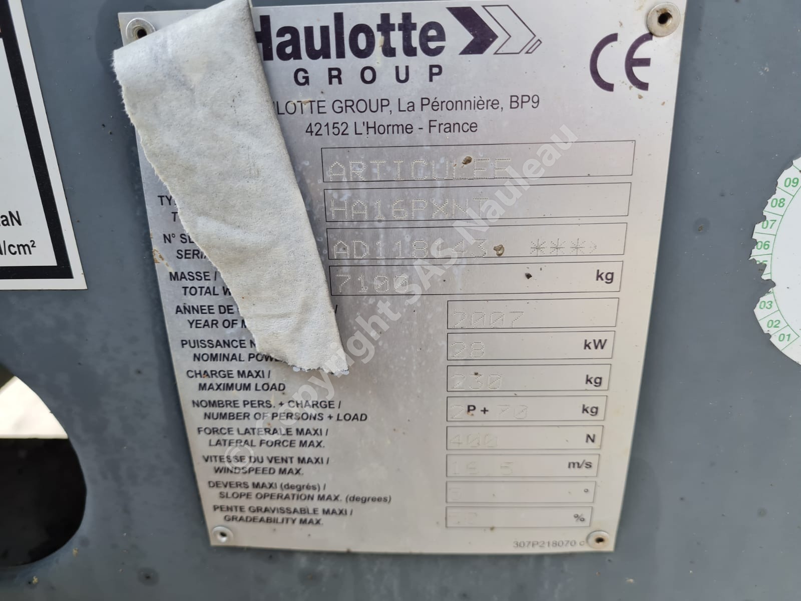 HAULOTTE HA16PX