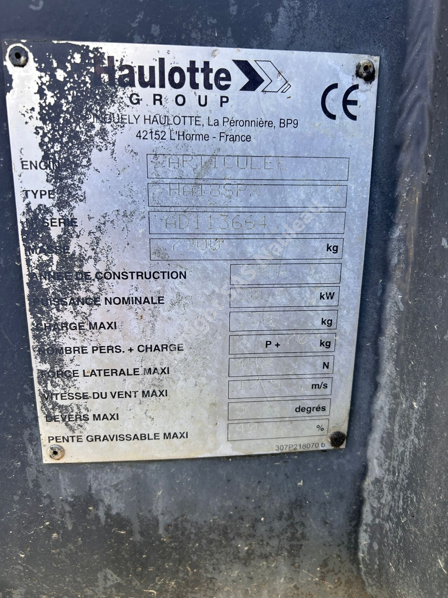 HAULOTTE HA18PX