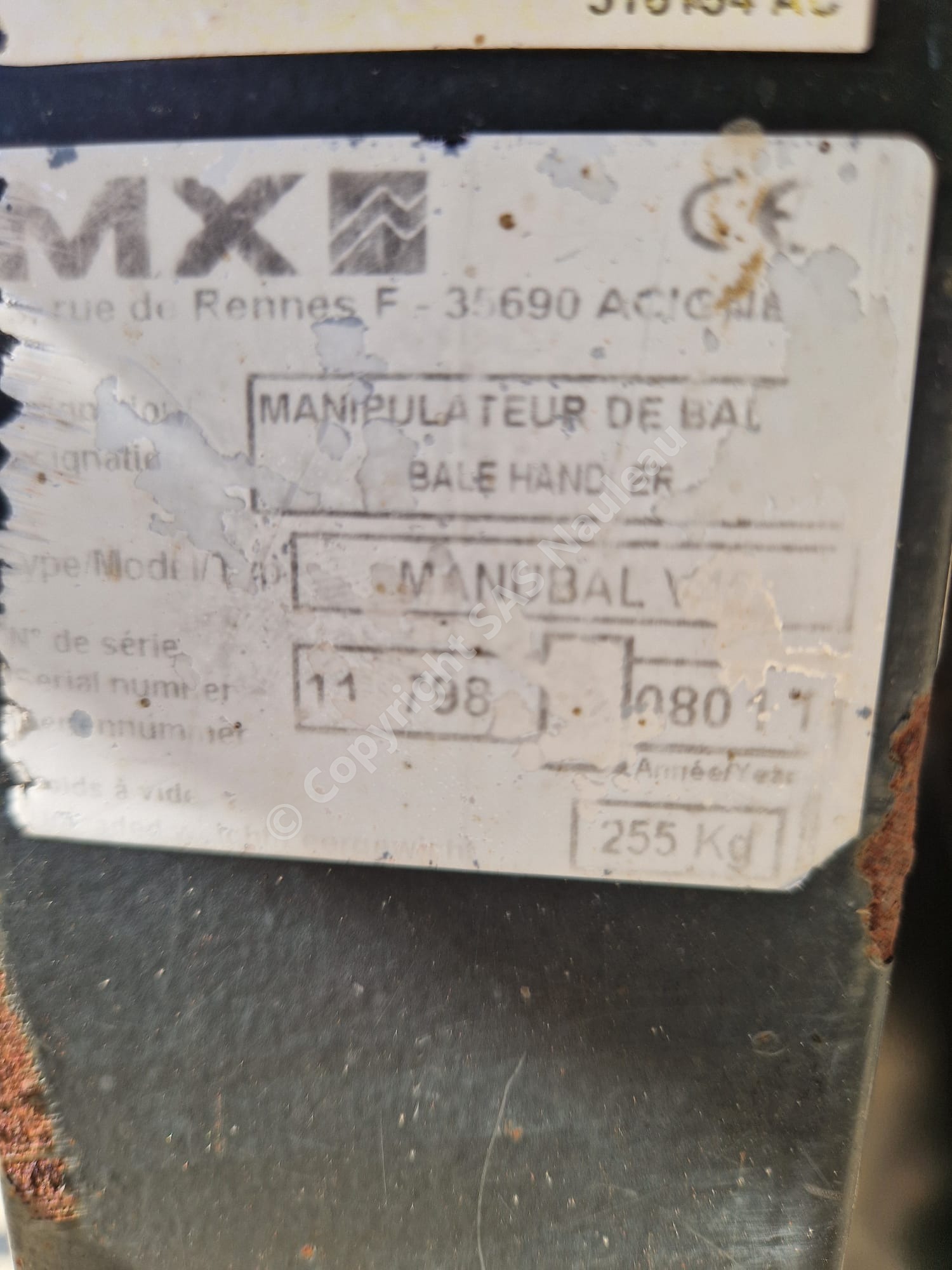 PINCE BALLE MAILLEUX MANUBAL