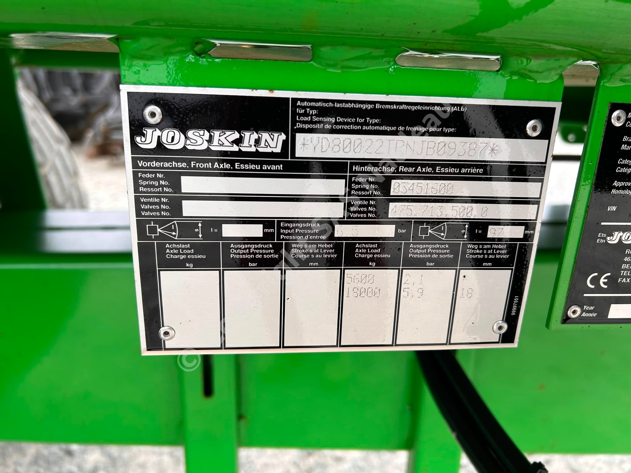 JOSKIN TRANS KTP 17/50