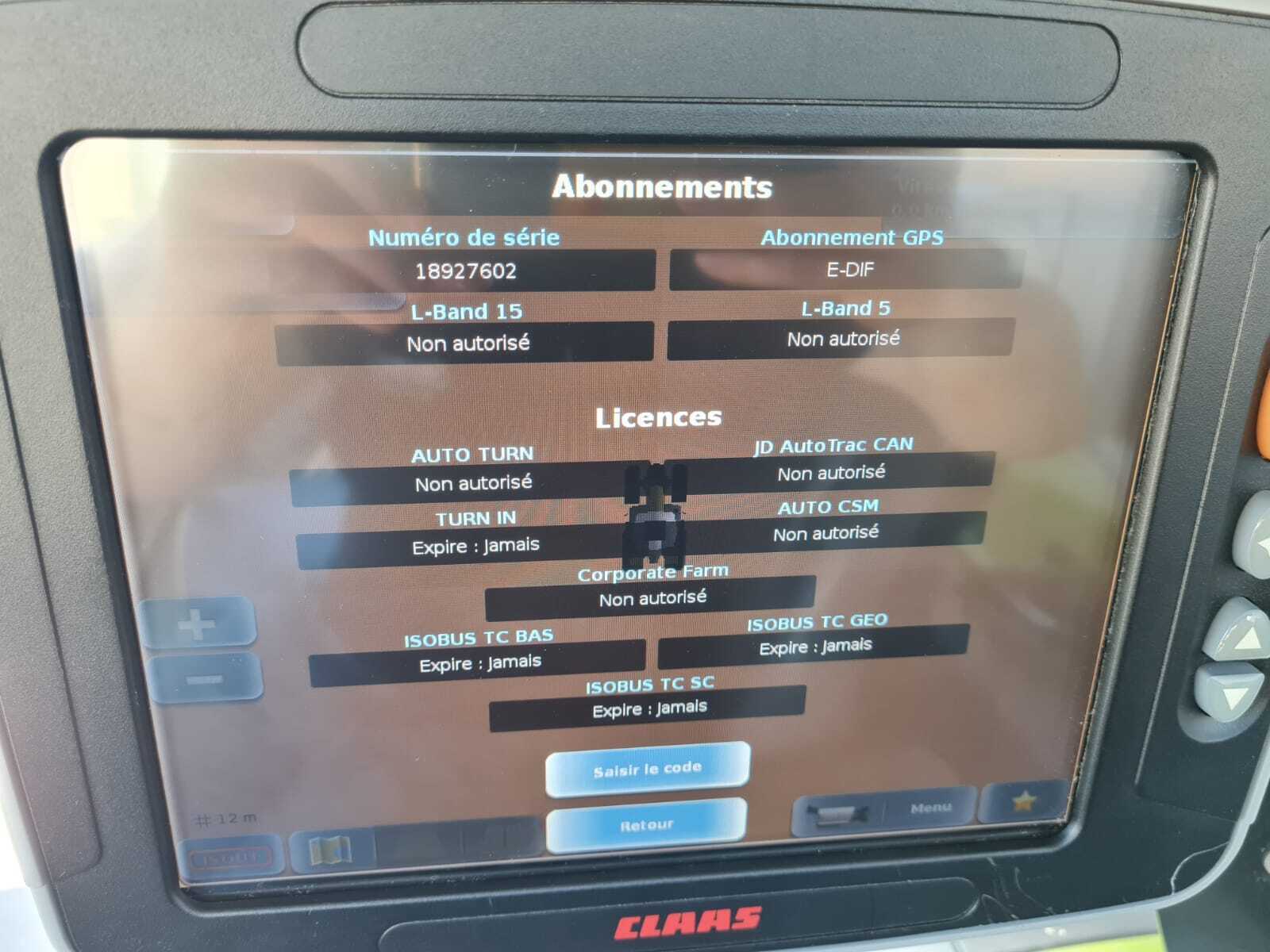 CLAAS ARION 650 CMATIC CEBIS