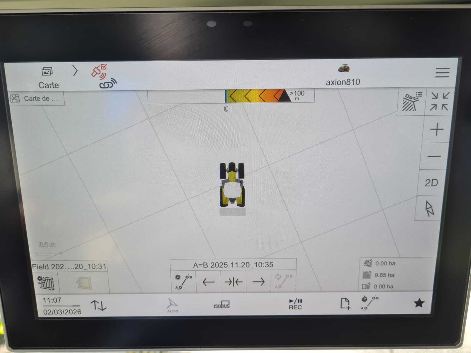 CLAAS AXION 810 CMATIC CEBIS