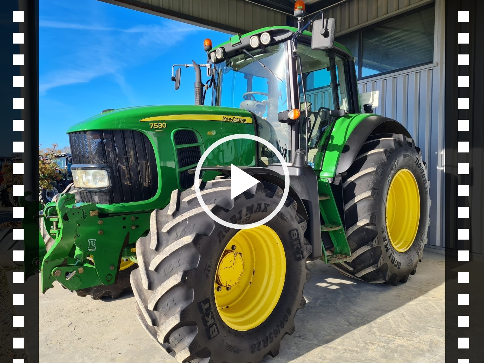 TRACTEUR-OCCASION-JOHN DEERE-7530 - PREMIUM-6005-VIDEO