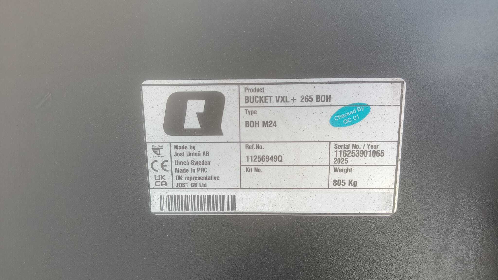 GODET GRAND VOLUME ATTELAGE AU CHOIX